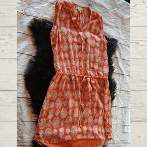 Lila Rose Peachy Pink Sleeveless Dress